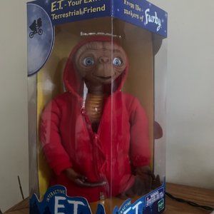 Furby E.T. 2000 The EXTRA-TERRESTRIAL Interactive E.T. heart & finger glow RARE